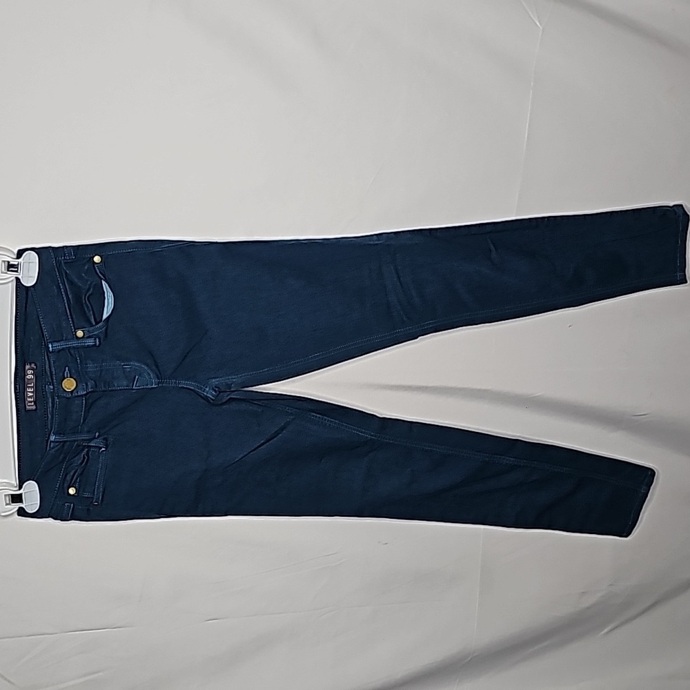 Anthropologie Level 99 rare blue low rise skinny jeans sz 26